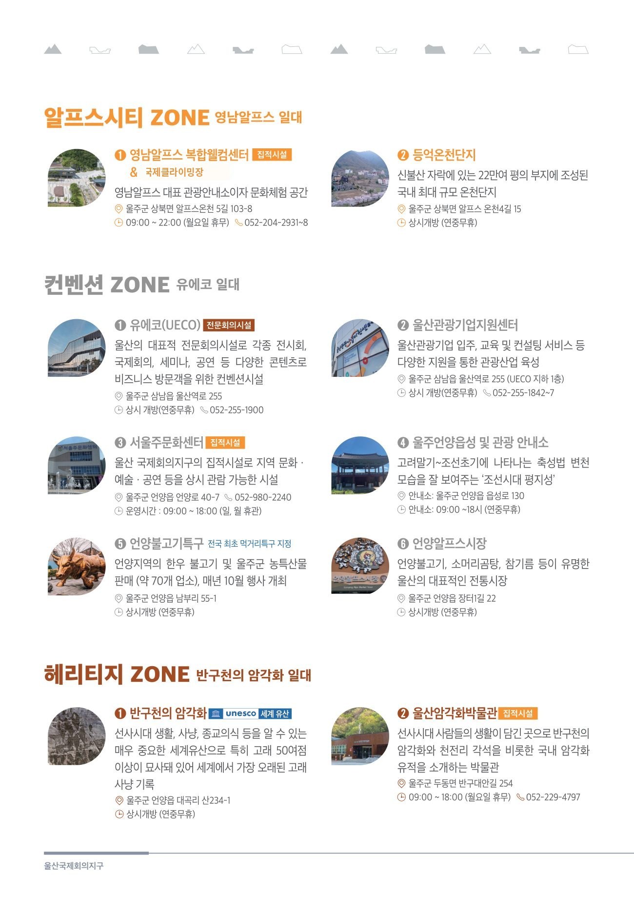 존별 안내